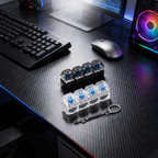 RGB Click Keychain Office Decompression Toy Keychain